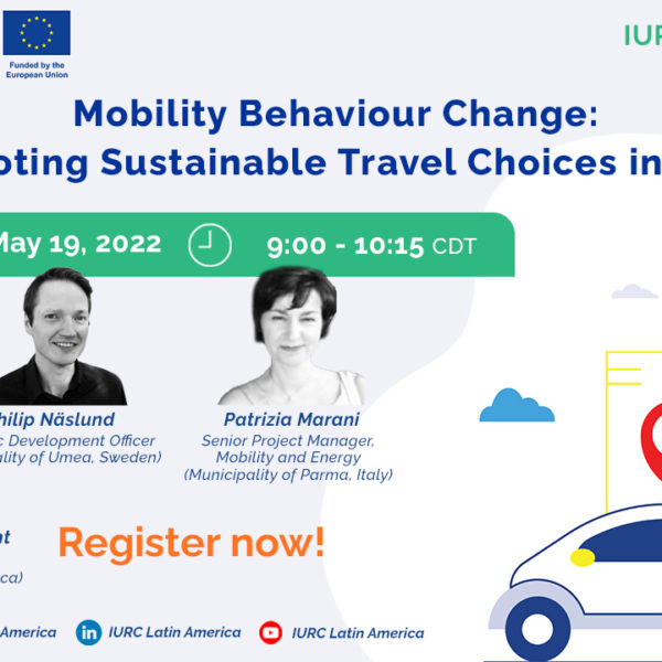 Webinar 5: “Mobility Behaviour Change: Promoting Sustainable Travel Choices in Cities”