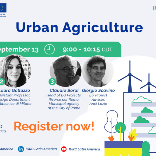 Webinar 7: “Urban Agriculture”