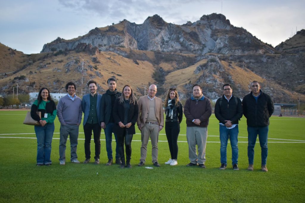 Delegation at Carcamo Park 