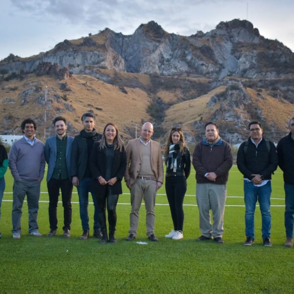 Delegation at Carcamo Park