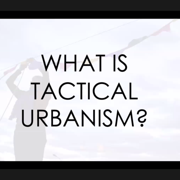 Asia & Australasia: Webinar on Tactical Urbanism